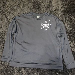 Black Nike “Just Do It” Sweatshirt with pockets